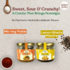 2 jars of lemon kahtta meetha and mix veg pickles