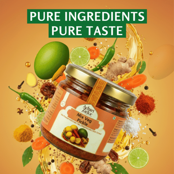 ingredients of mix veg achar